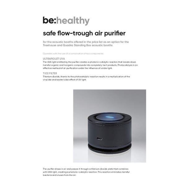 air purifier for acousticbooths
